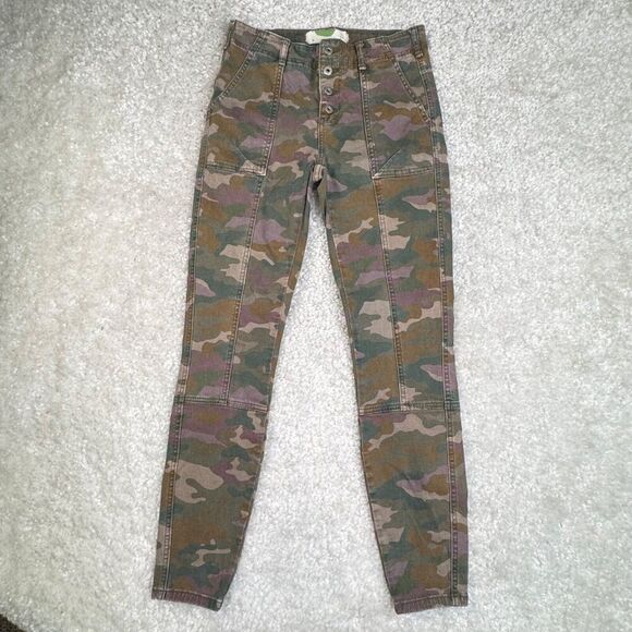 Anthropologie Jefferson Slim Camo Utility Pants - Picture 2 of 9